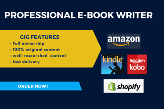 ghostwrite your nonfiction book or ebook