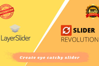 create perfect slider by slider revolution, layer slider