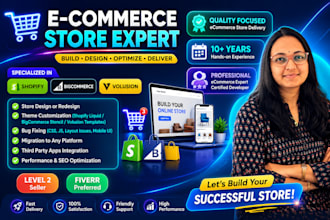 fix, customize, and optimize your shopify, bigcommerce, or volusion store