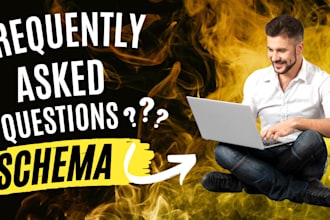 create an informative faq page with dropdown clickable accordion with faq schema