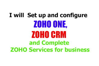 provide complete zoho one, zoho CRM services for business
