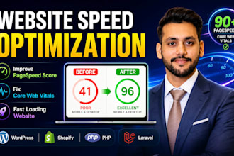 optimize website speed and core web vitals