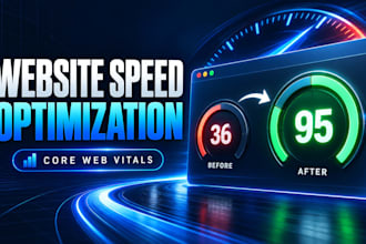 optimize website speed and core web vitals