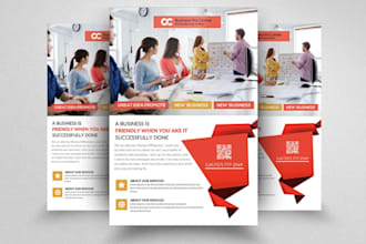 do real estate business flyer,event and church flyer in 6 hr