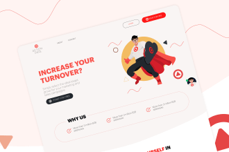 make a modern, clean and responsive website design