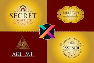 design luxury, professional logo in 12 hours