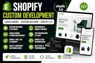 build custom shopify theme using liquid