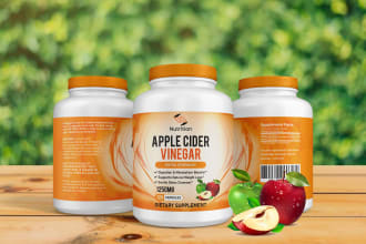 do premium supplement label design, keto supplement and food supplement design