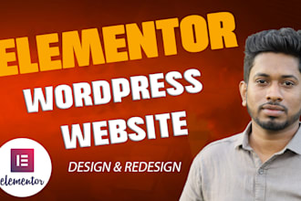 design, develop, clean and modern wordpress website as elementor pro expert