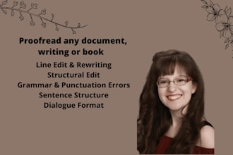 thoroughly edit and proofread your book