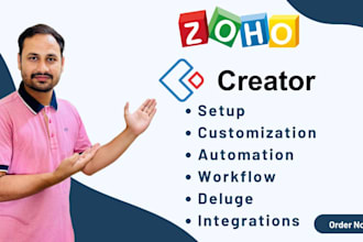 create anything of zoho creator application