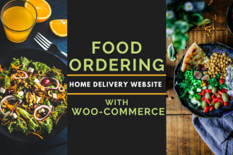 build a food ordering website with woocommerce