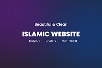create an islamic website design with wordpress
