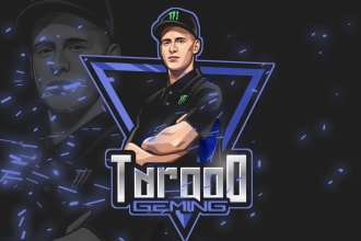 design mascot logo, youtube, gaming twitch, and avatar