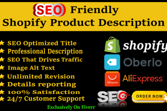 write a persuasive shopify product description that sells