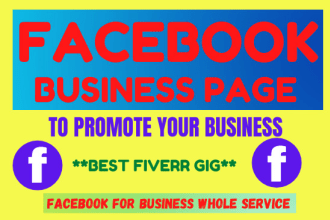 fix impressive facebook business page, fan page creation