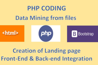 develop PHP scripts and any modifications