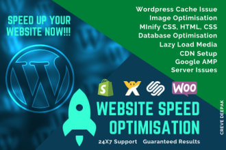 speed up wordpress website and do website speed optimisation