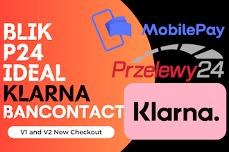 set klarna, ideal, p24, mobilepay, or any payment gateway integration in shopify