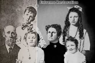 restore and colorize your damaged photo