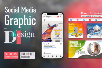 do social media post graphic, banner, ads for facebook, instagram, or linkedin