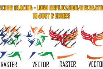replicate, recreate, modify your logo in 1 to 2 hours