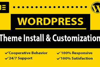 install wordpress theme and customize wordpress themeforest theme
