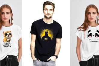 create animal cartoon t shirt design