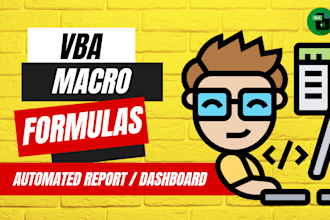 do any microsoft excel formula, excel macro, excel vba