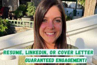 write your resume, cover letter, or linkedin profile