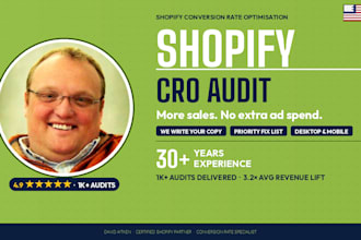 do a shopify cro audit to increase your store conversion rate and sales