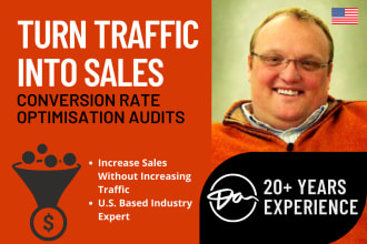 help you increase your sales, 25 year conversion rate optimization cro expert