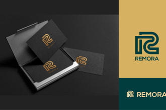 do clean elegant minimalist logo design for your brand