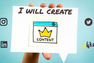 create engaging social media content for linkedin twitter instagram facebook