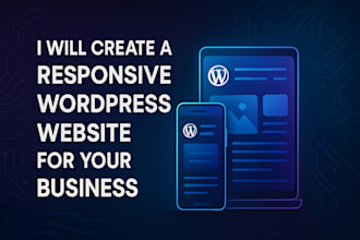 create a responsive wordpress website for your business