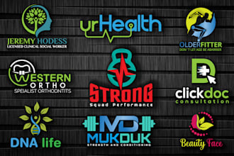 do medical, hospital, health, clinic, dental, yoga, gym logo