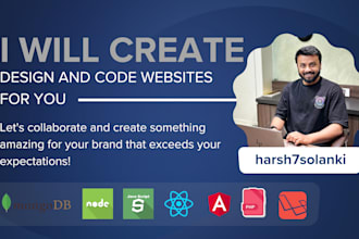 create, design and code websites for you
