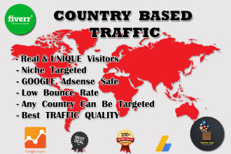 drive country based web traffic to your website