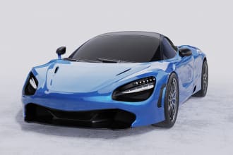 do 3d car modeling and realistic rendering