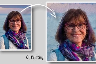 create oil paintings from photos of you or your pet