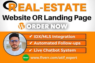 create a custom real estate website with idx mls integration