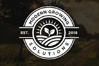 design a trendy logo in 24 hours