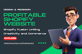 build profitable shopify website and dropshipping store