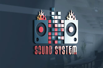 do custom dj, music, band, hiphop, producer logo design