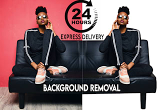 do white or transparent photo background removal or cut out images