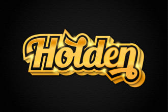 do awesome 3d typography and text effect
