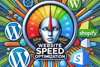 speed up and optimize your wordpress or shopify website