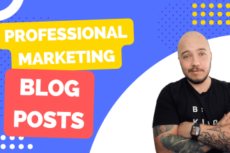 write original and informative blog posts