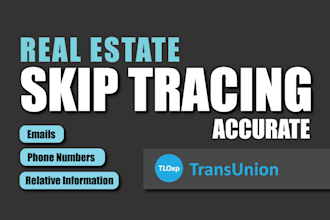 do real estate skip tracing in bulk and lead generation