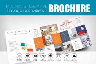 design professional corporate business brochure